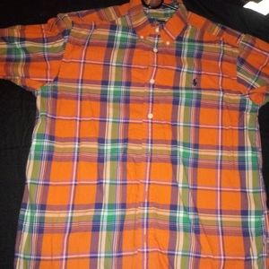 A long sleeved polo shit